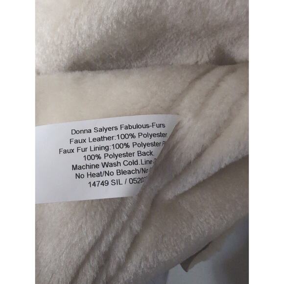 Fabulous Furs metallic futuristic Y2K coat by Donna Salyers - Picture 8 of 10